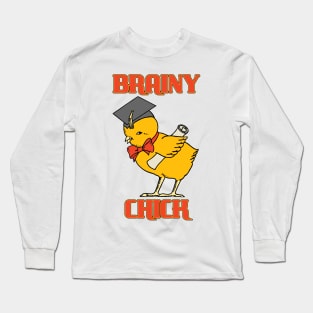 Brainy Chick Long Sleeve T-Shirt